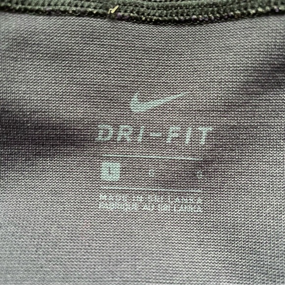 Women Nike Purple Black Sculpt Ribbed Dri Fit Legging L, Runs small - Picture 6 of 7